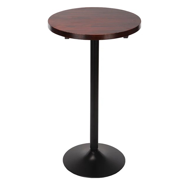 Meja Bar Kayu Model Bundar