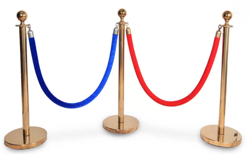 Standing Rope Beludru (Gold)